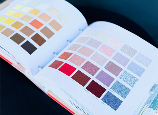 商品カタログの写真